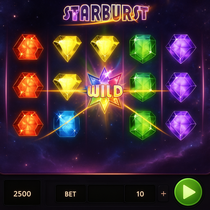 PalmSlots - Starburst Slot Game - NetEnt