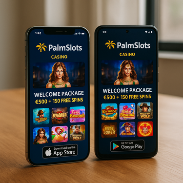 PalmSlots - Web App - Browser Based Casino